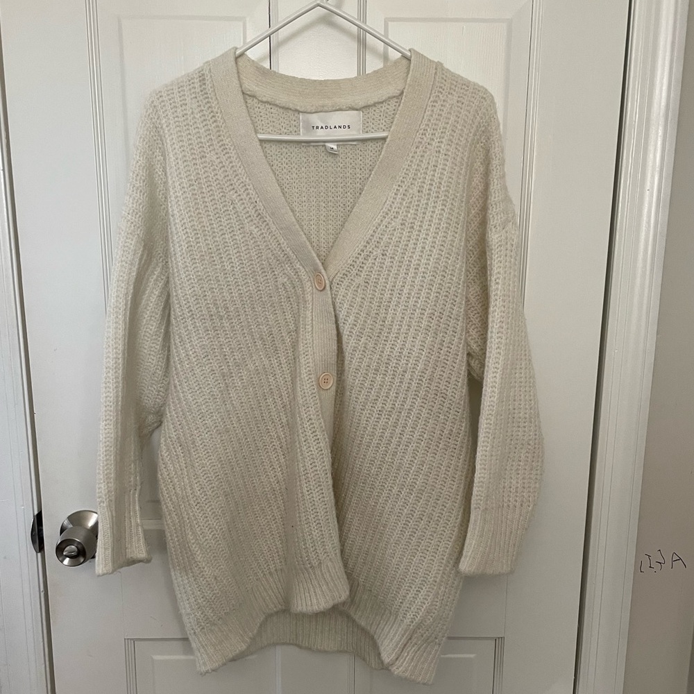 Tradlands Judith Cocoon Cardigan - Birch / M